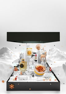 2018年雙十二圣誕節產品廣告c4d